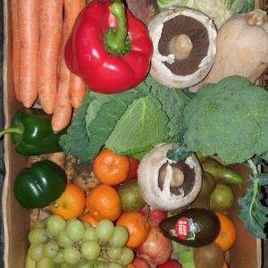 Fruit and veg plastic free box